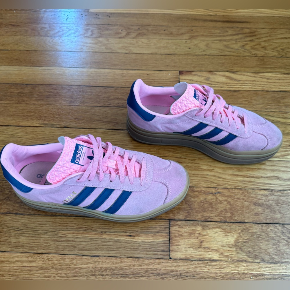 Adidas Gazelle Pink and Navy Women's Shoes